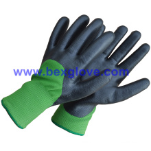 7 Gauge Acrylic Thermal Liner Plus, 13G Nylon Outer Liner, Nitrile Coating, 3/4, Foam Finish Glove